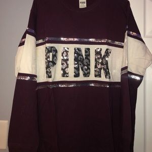 Pink glitter sweater!